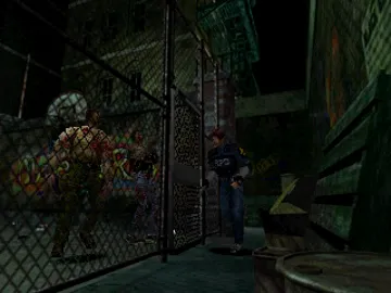 Resident Evil 2 (US) screen shot game playing